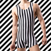 Bodyline Perfection Striped Undershirt Leotard